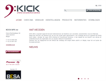 Tablet Screenshot of kick.be