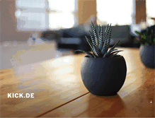Tablet Screenshot of kick.de